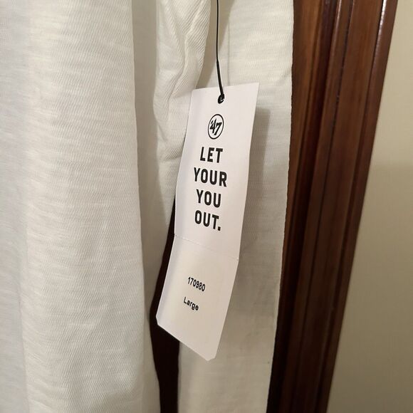 Pittsburgh Steelers 47 White Crew Neck Sweatshirt Women's Large NWT NFL PGH Logo - Picture 6 of 11